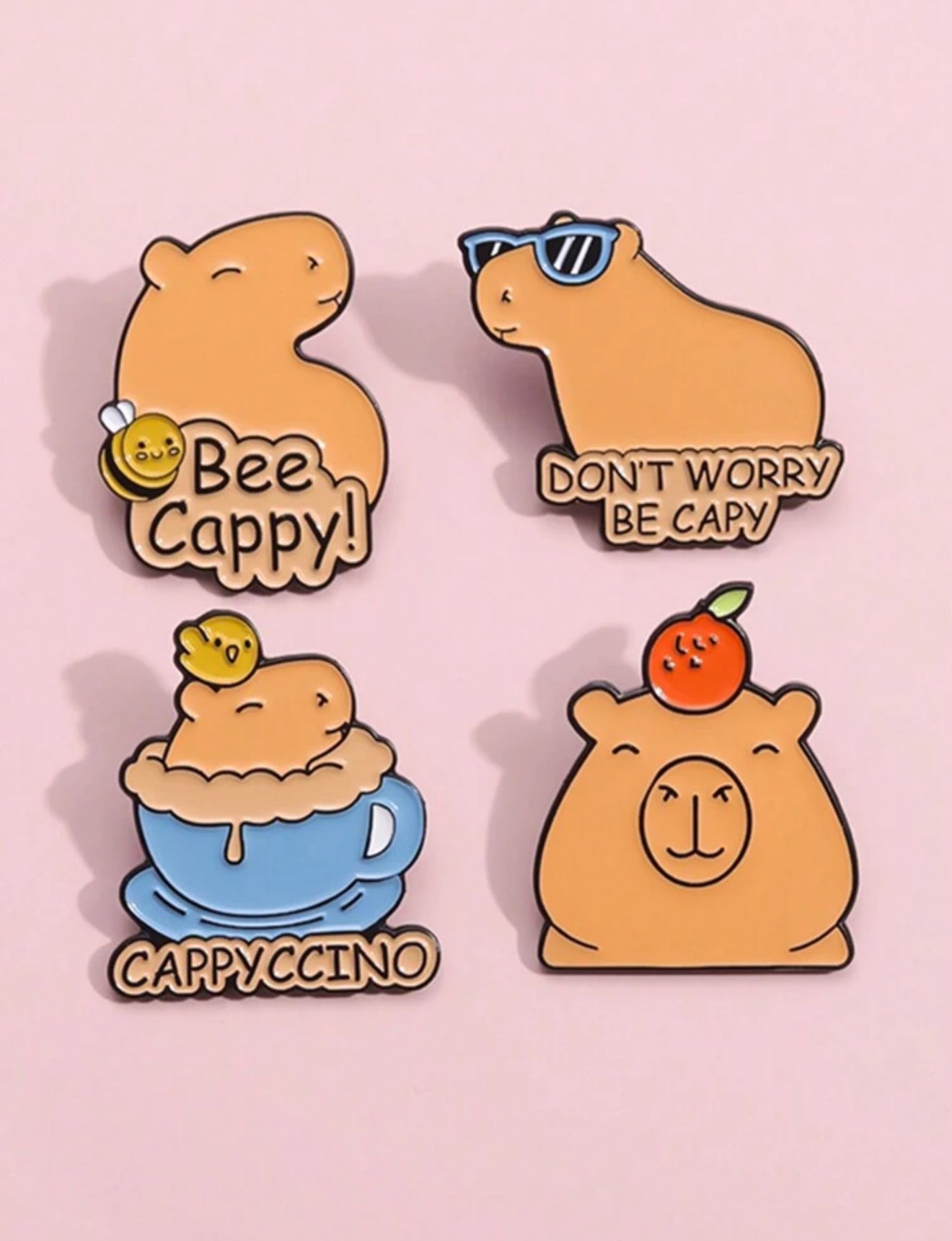Capybara pins