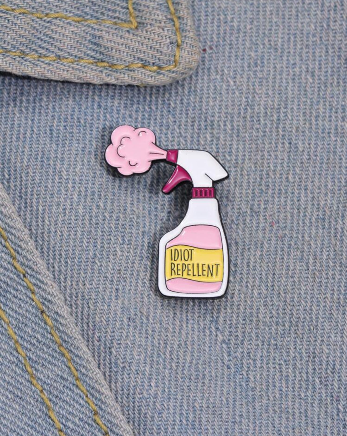 Idiot repellent pin