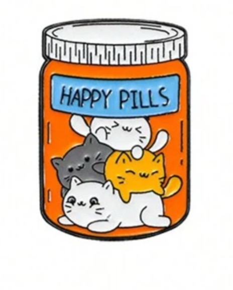 Cat pills pins