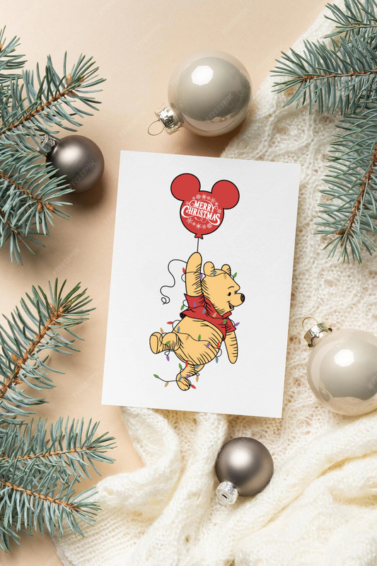 Winnie the Pooh Christmas card