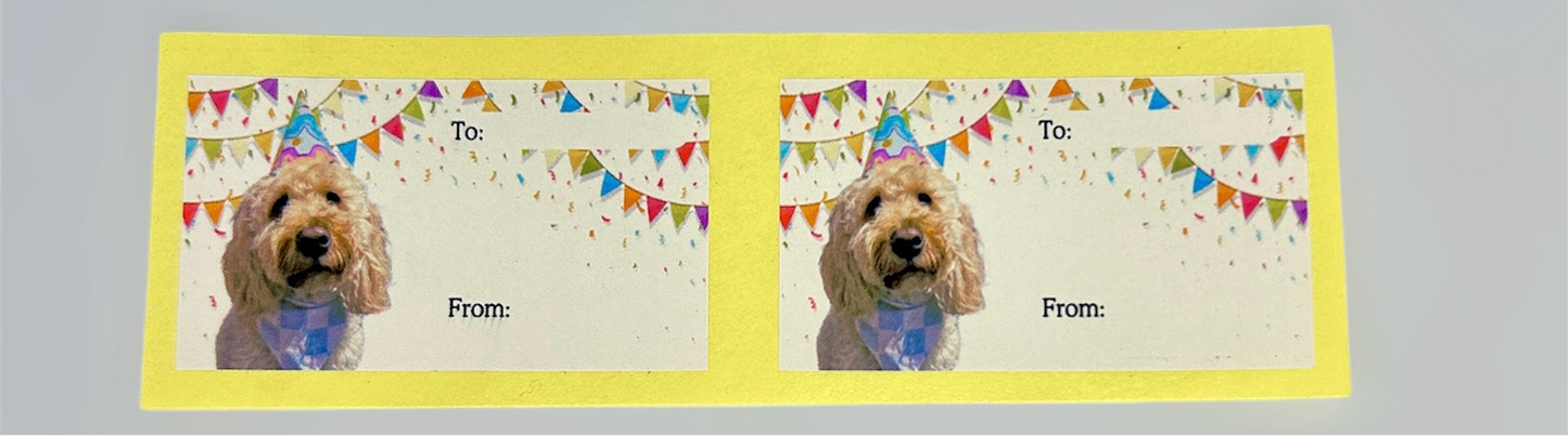 Birthday labels