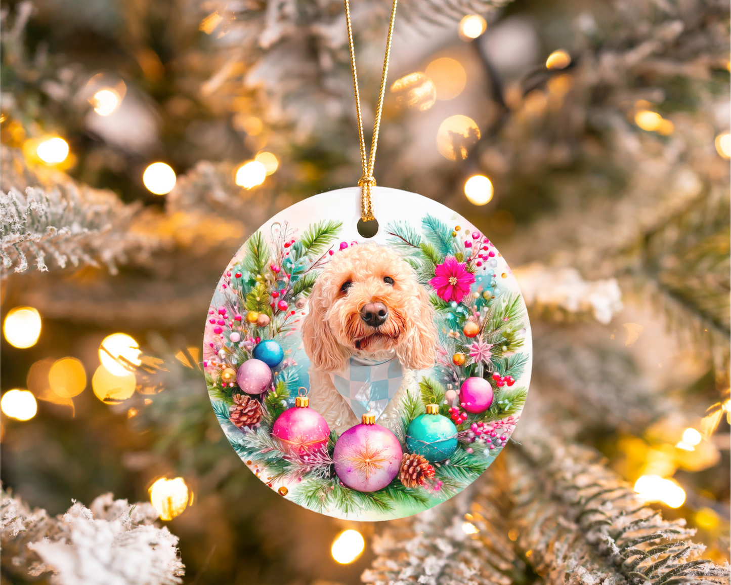 Ceramic/wooden/metal Christmas ornaments