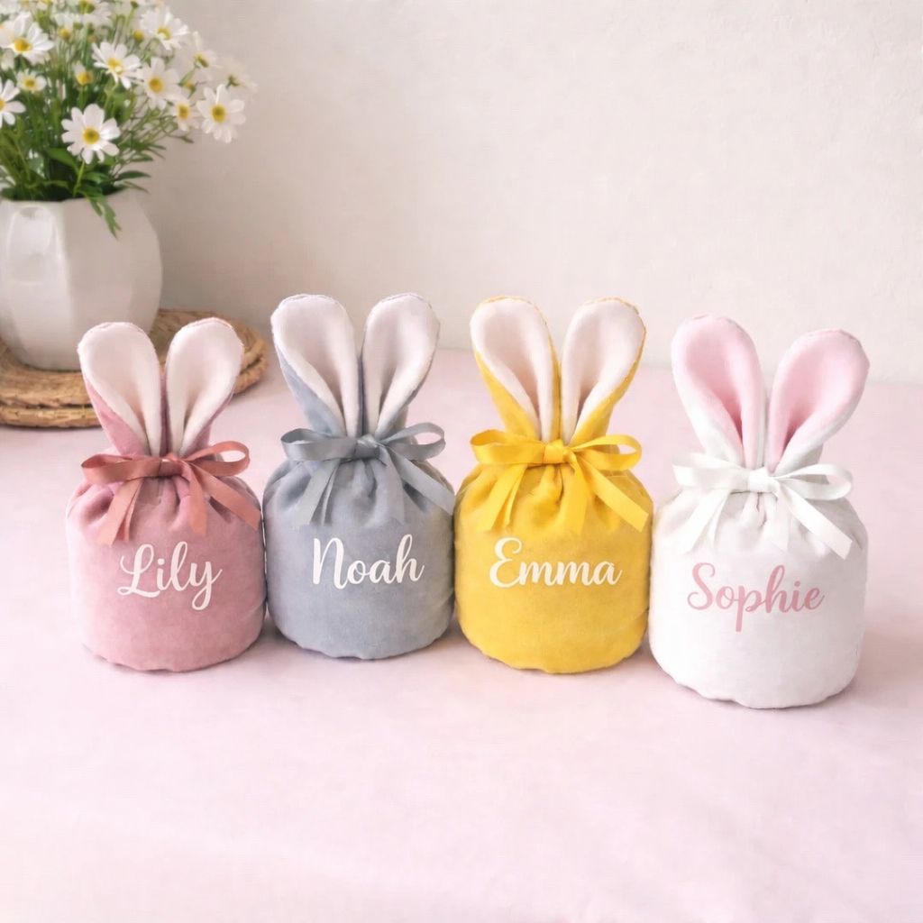 Personalised bunny bags