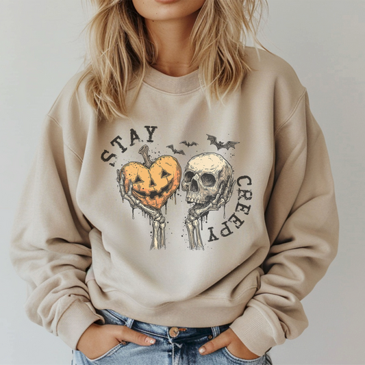 sand stay spooky sweatshirt